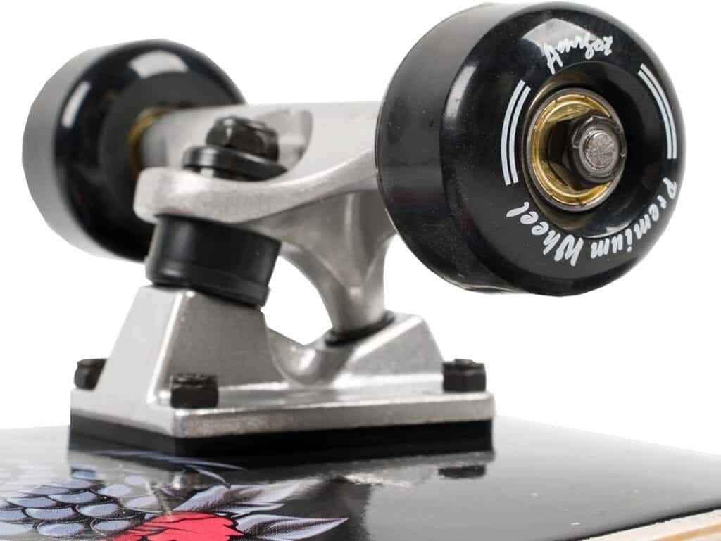 Amrgot Skateboards for Beginners,31 * 8 inches Complete Skateboards for Kids,Boys,Girls and Adults,7 Layer Maple Wood,Double Kick Deck Concave Standard and Tricks Skateboard