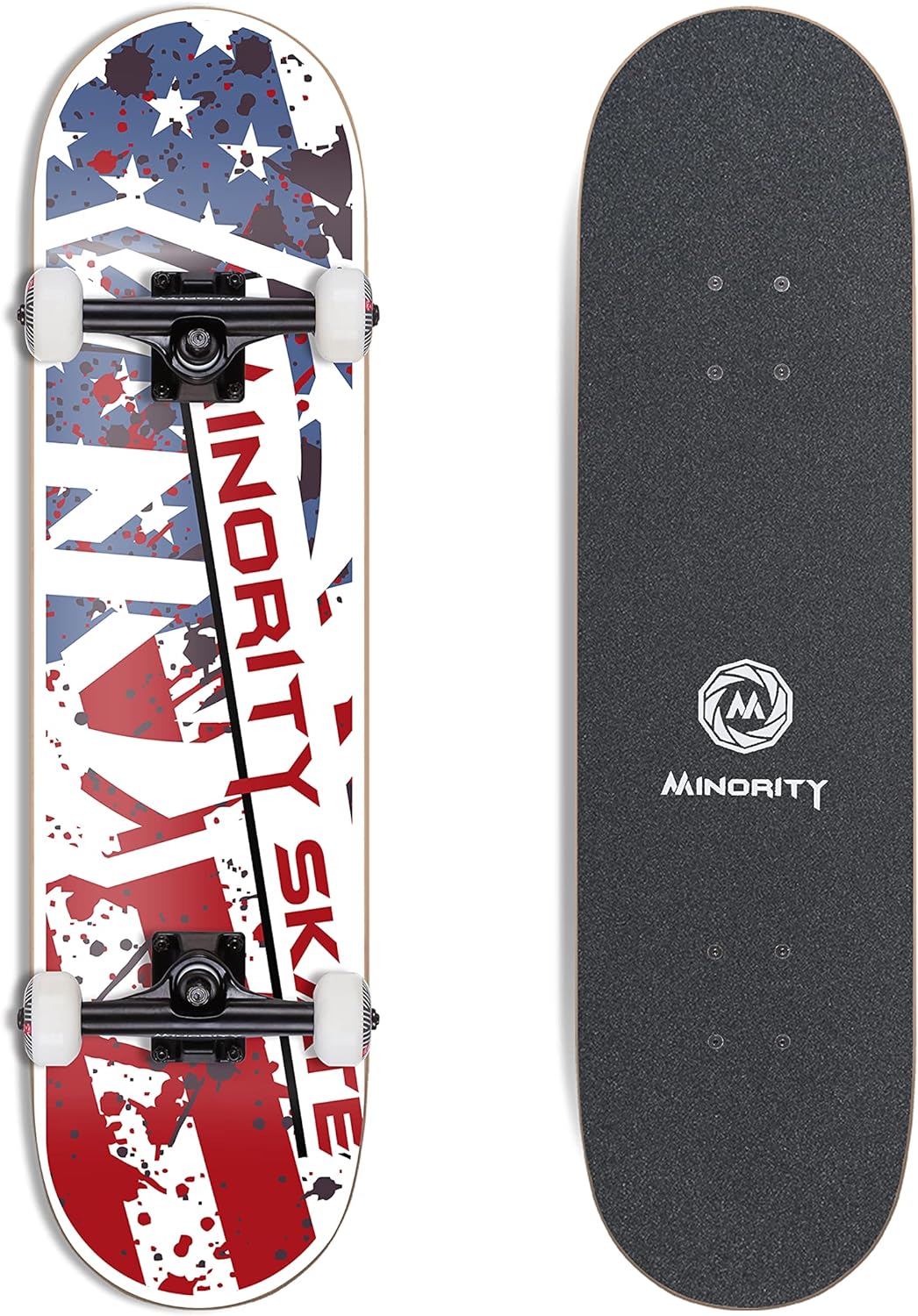 Minority 32inch Maple Skateboard|Trick Skateboard for Beginners, Intermediate and Pros