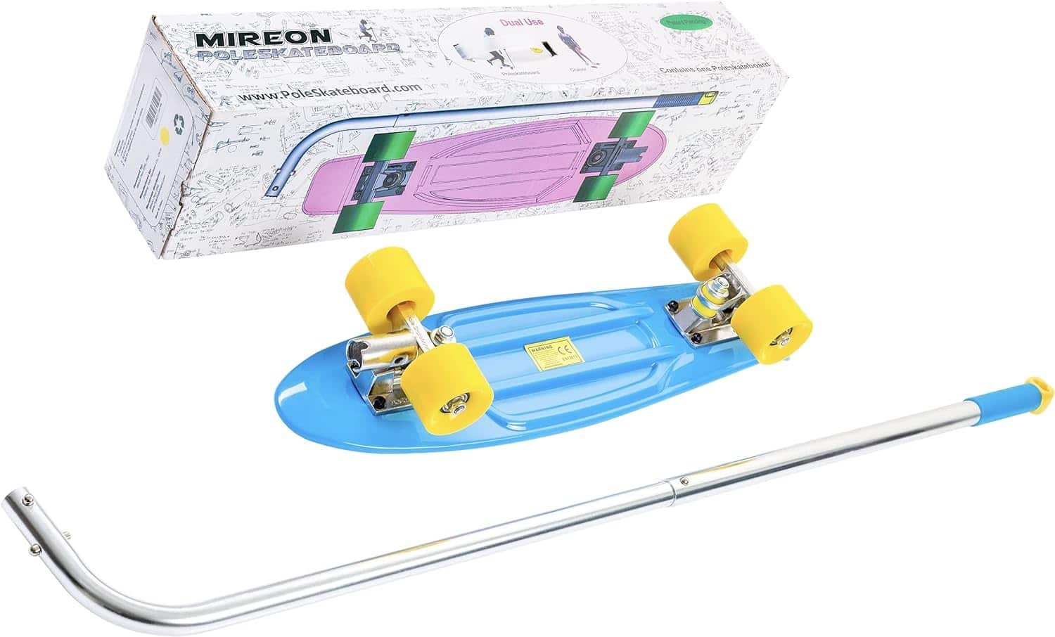 Pole Skateboard Detachable Handle 22inch Plastic Cruiser Board. Best Beginner Skateboard for All Kids Ages,Best Complete Learning and Balance Skateboards for Both Young Boys and Girls Pole Skateboard Detachable Handle 22inch Plastic Cruiser Board. Best Beginner Skateboard for All Kids Ages,Best Complete Learning and Balance Skateboards for Both Young Boys and Girls