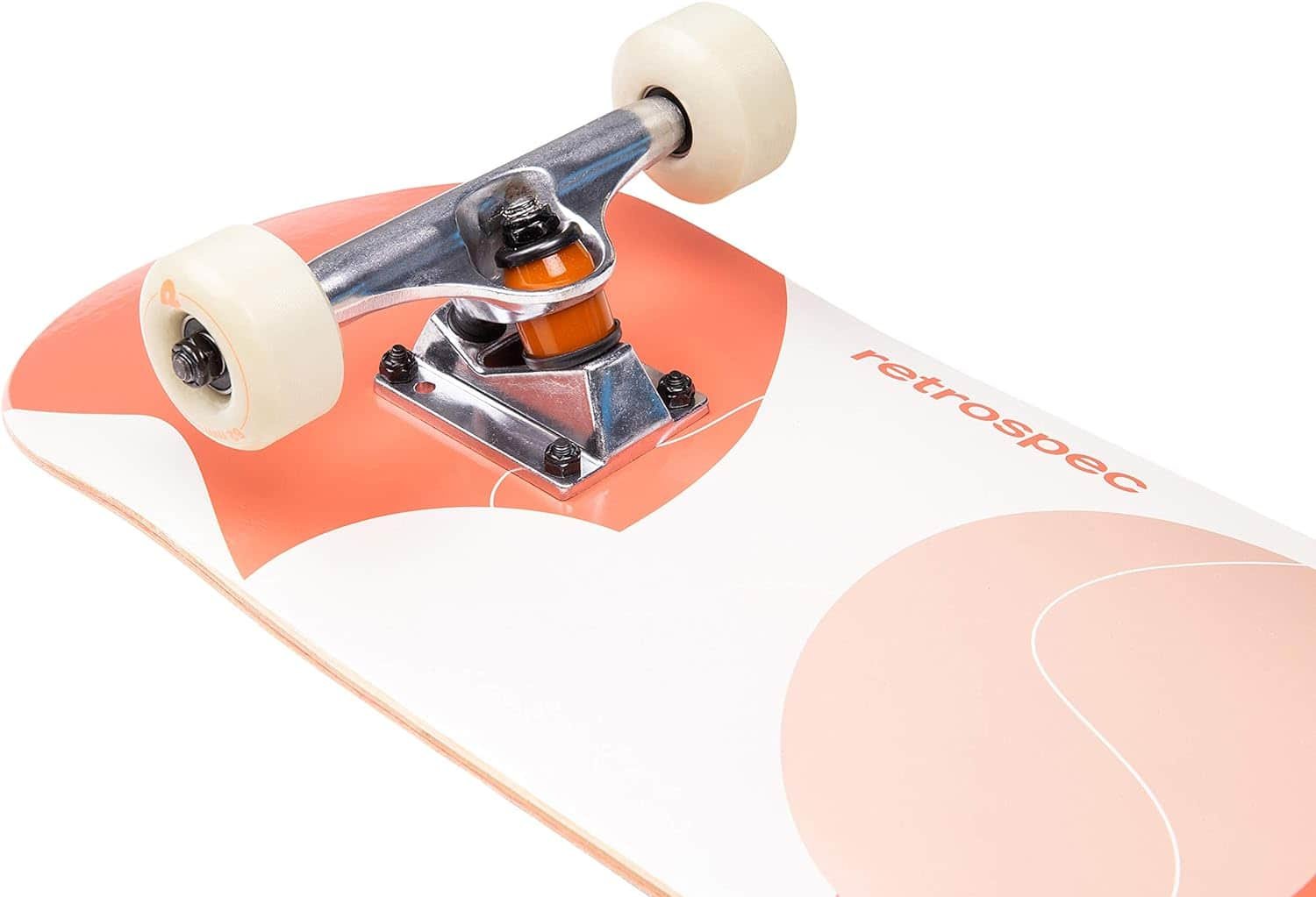 Retrospec Alameda Skateboard Complete | Canadian Maple Wood Deck w/ 5.5 Inch Aluminum Alloy Trucks for Commuting, Cruising, Carving Downhill Riding Retrospec Alameda Skateboard Complete | Canadian Maple Wood Deck w/ 5.5 Inch Aluminum Alloy Trucks for Commuting, Cruising, Carving Downhill Riding