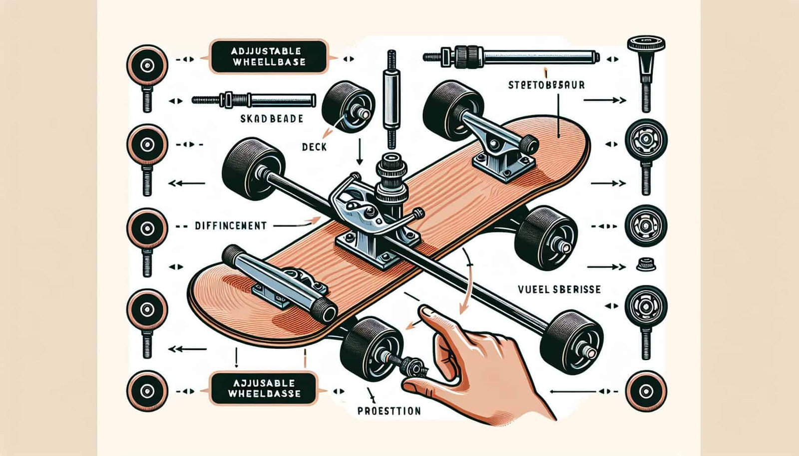 How Do I Adjust My Skateboard Wheelbase For Better Control? How Do I Adjust My Skateboard Wheelbase For Better Control?