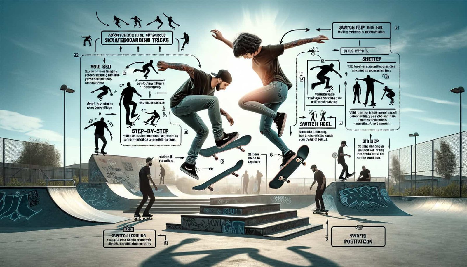 How Do I Learn Skateboard Switch Flips And Switch Heels?