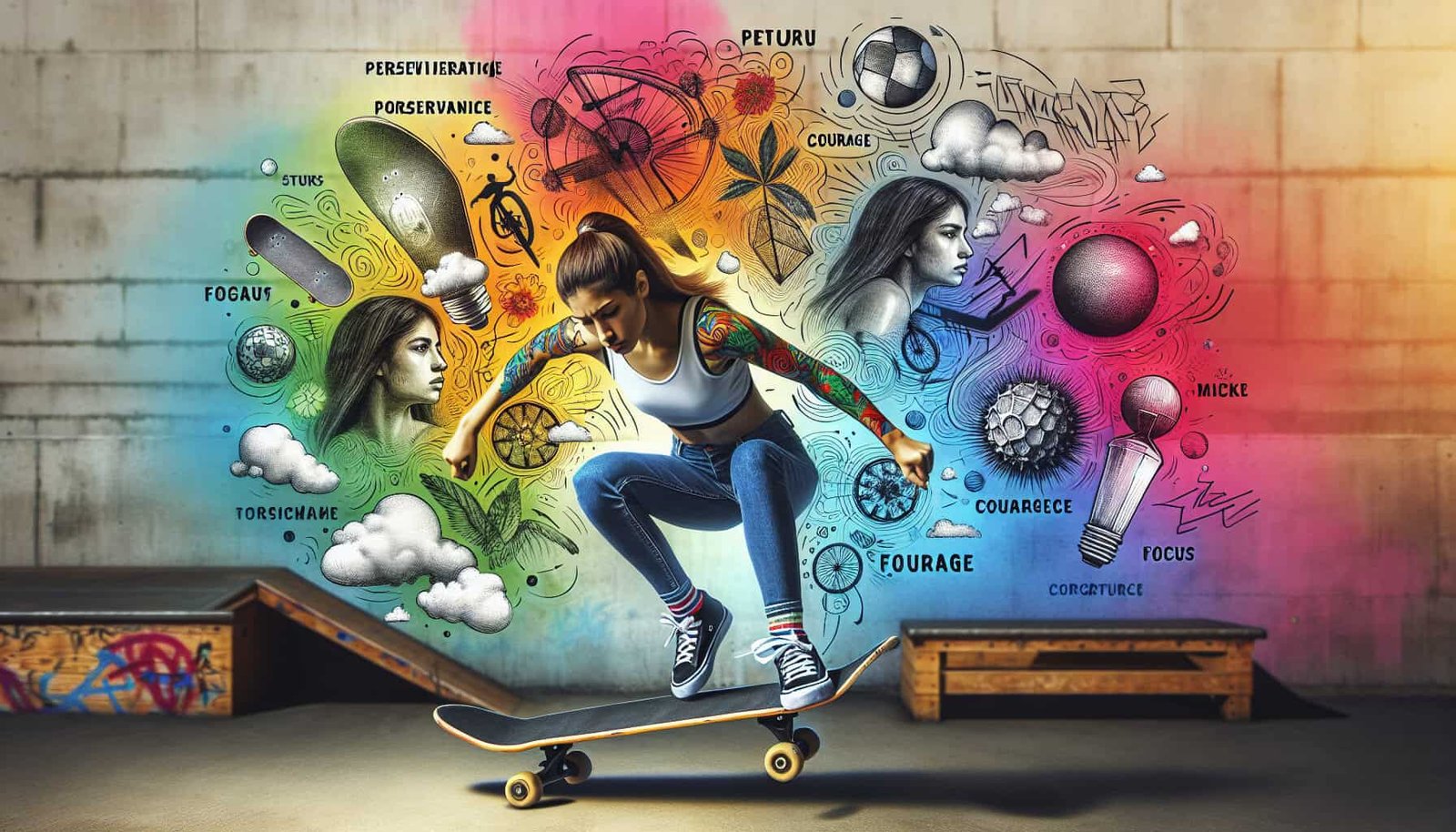 How Do You Handle The Mental Aspects Of Skateboarding And Staying Focused?