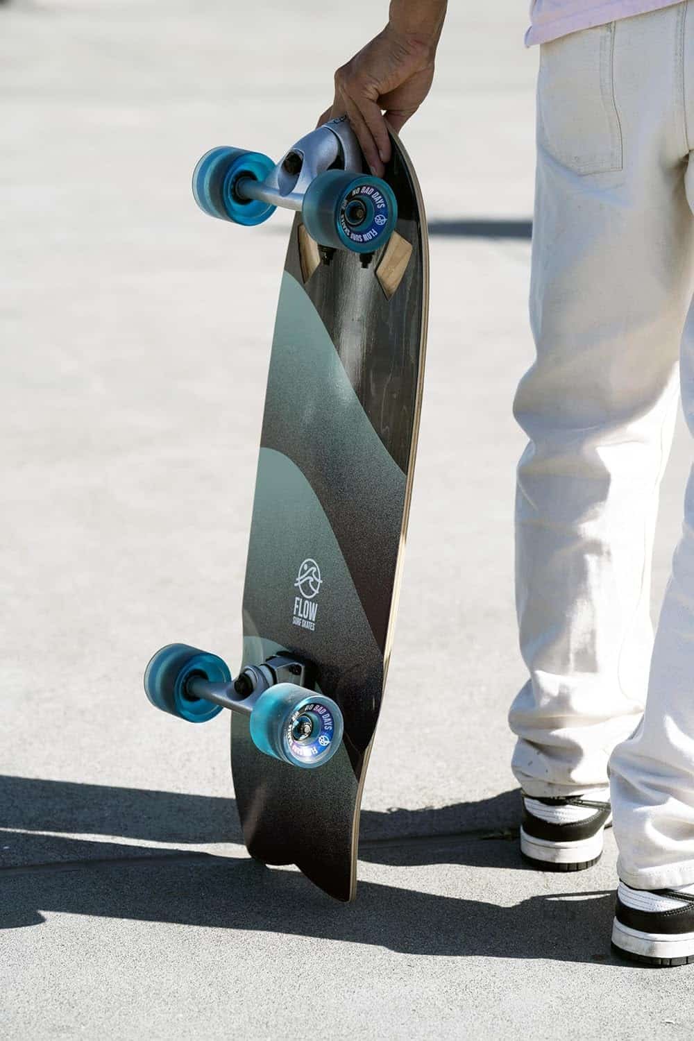 FLOW Surf Skates Cruiser Skateboard with Carving Truck