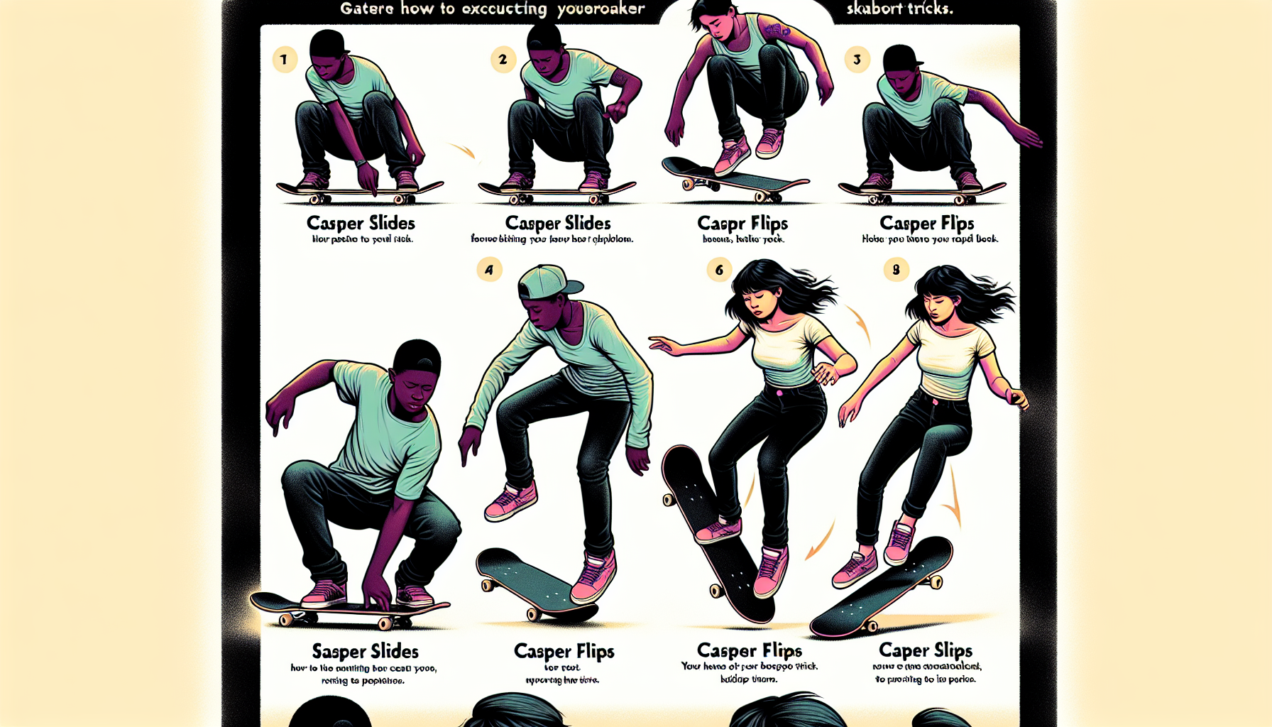 How Can I Improve My Skateboard Casper Slides And Casper Flips?
