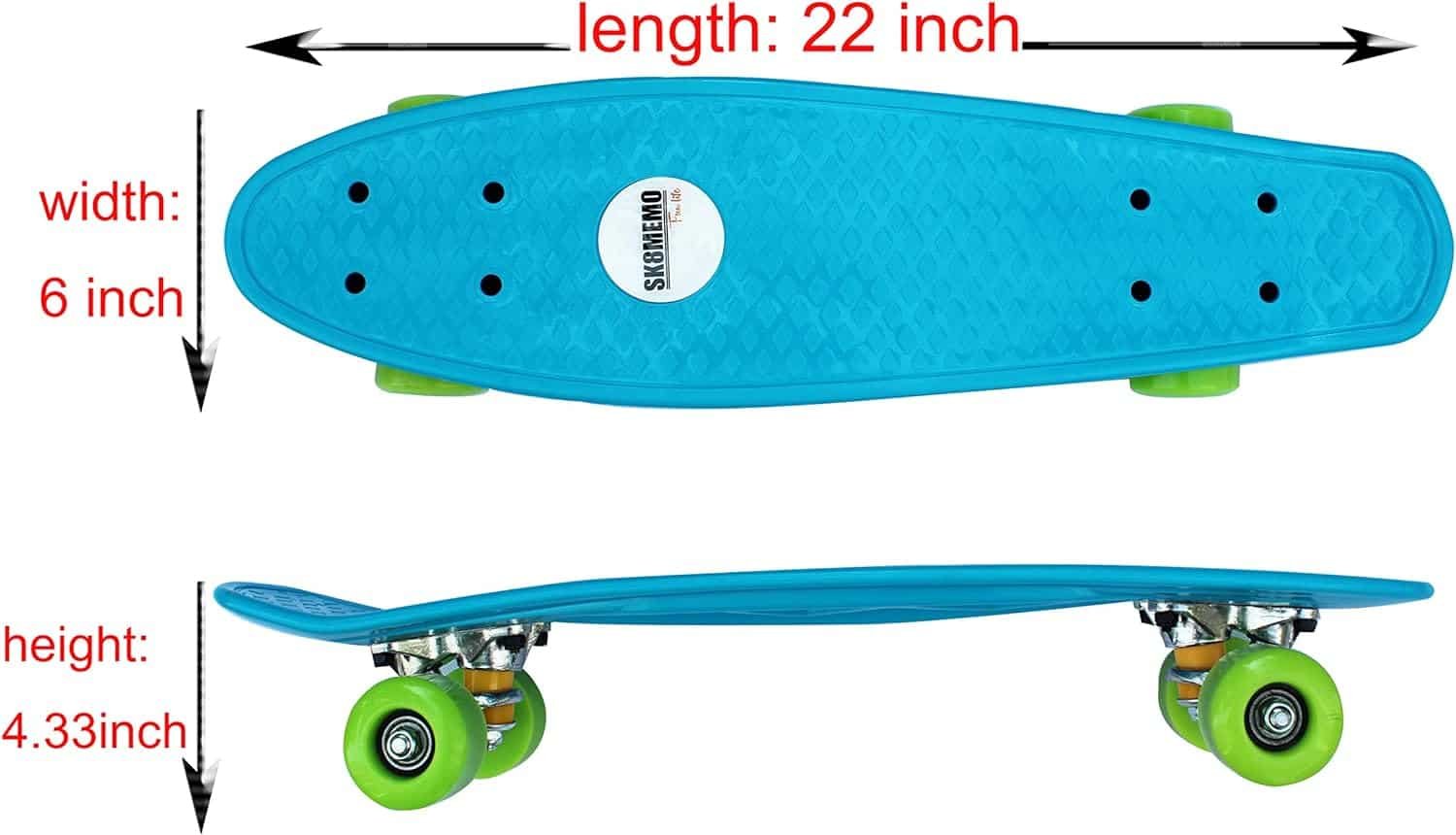 SK8MEMO Mini Skateboard, Mini Cruiser Skateboard for Beginners SK8MEMO Mini Skateboard, Mini Cruiser Skateboard for Beginners