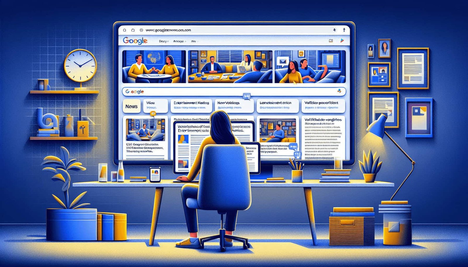 Find Entertainment News on Google