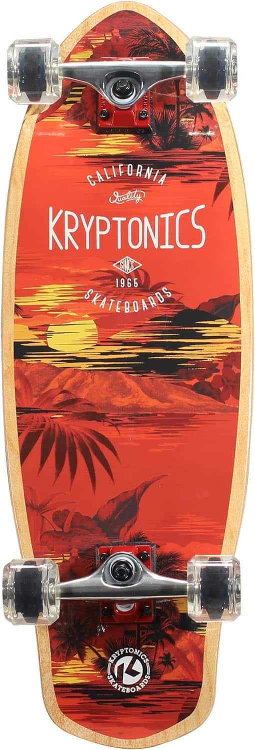 Kryptonics Super Fat Cruiser 30.5 Inch Complete Skateboard Review