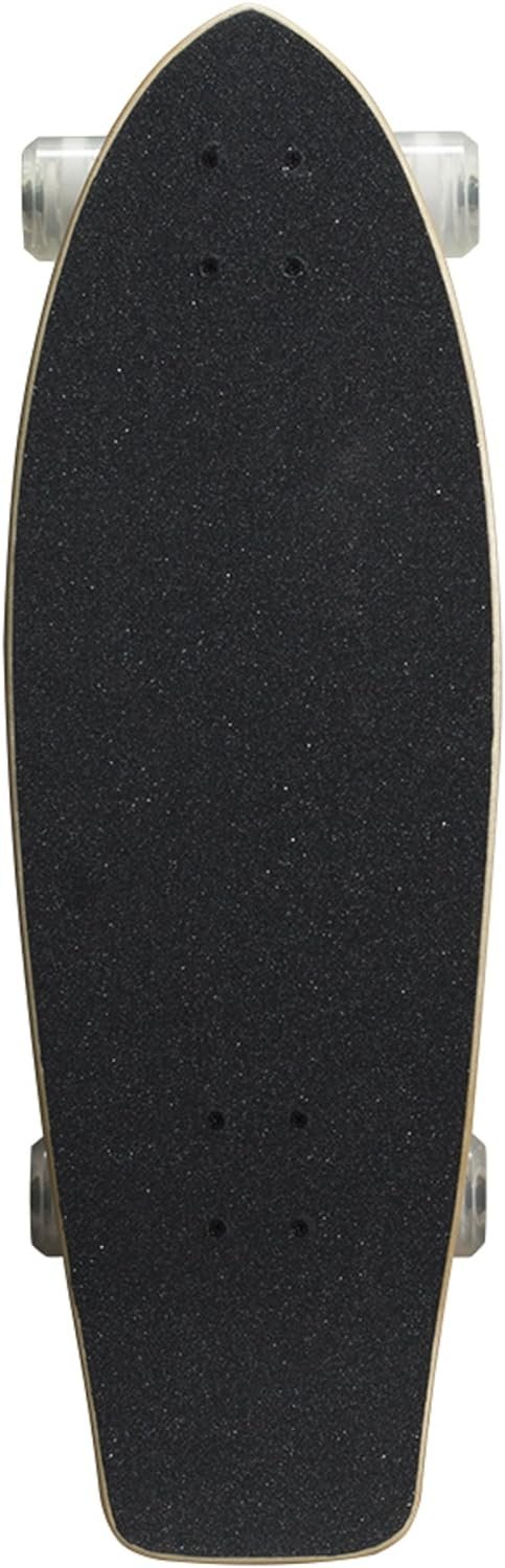 Kryptonics Super Fat Wide Cruiser 30.5 Complete Skateboard, Blue Fish