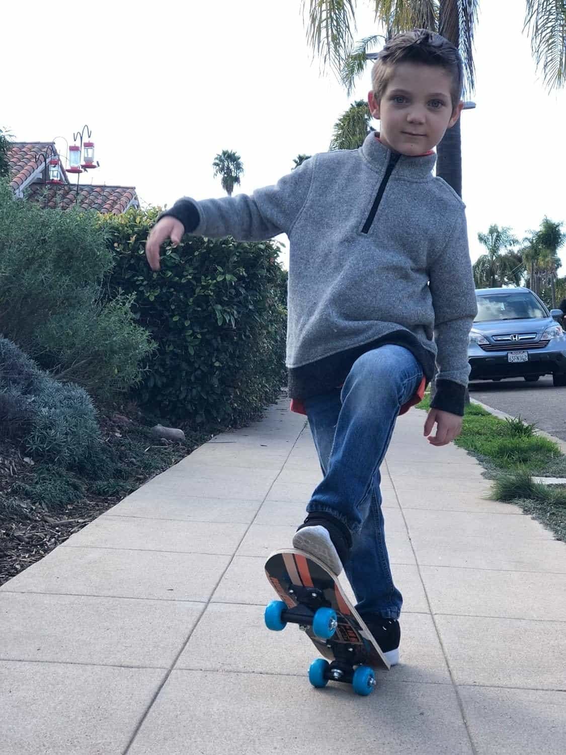 Rude Boyz Micro Cruiser Skateboard - Safe Kids Skateboard, Ideal Toddler Skateboard for Beginners  Children Aged 2-5