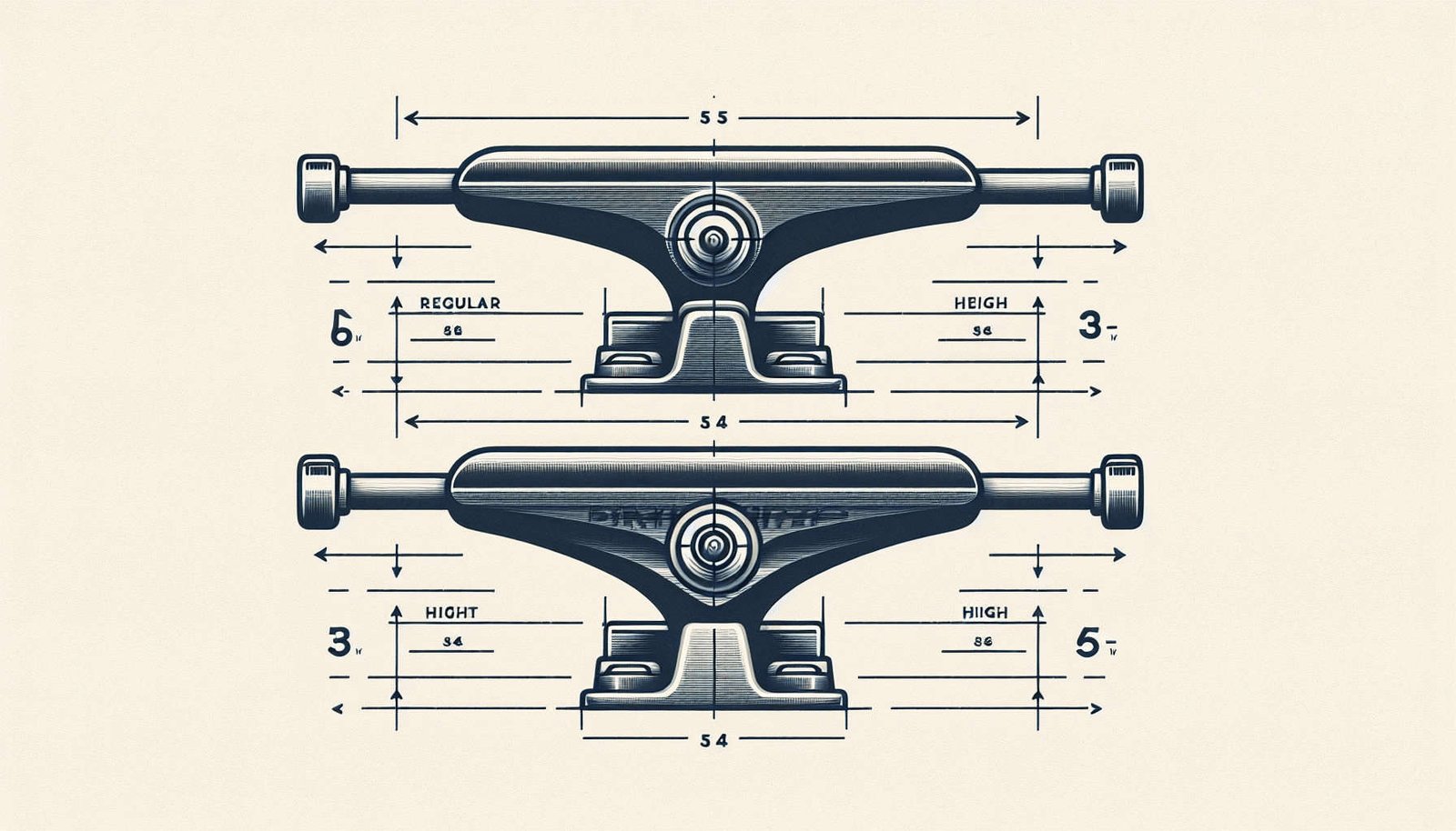 What’s The Difference Between Regular Trucks And High Trucks For Skateboards?