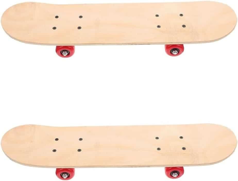 Unomor 2pcs Skateboard Board Kids Scooter Kid Outdoor Toys Standard Longboard concave Longboard Kids Cruiser Kids Outdoor Toys Fashion Skate Summer Toys The Summer PVC Child Starter