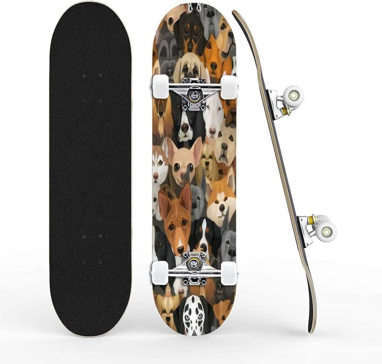 Skate Board - Canadian Maple Longboard 31 Pro Complete Board w/Concave Skateboard for Beginners, Adults, Teens Kids Skate Board - Canadian Maple Longboard 31 Pro Complete Board w/Concave Skateboard for Beginners, Adults, Teens Kids