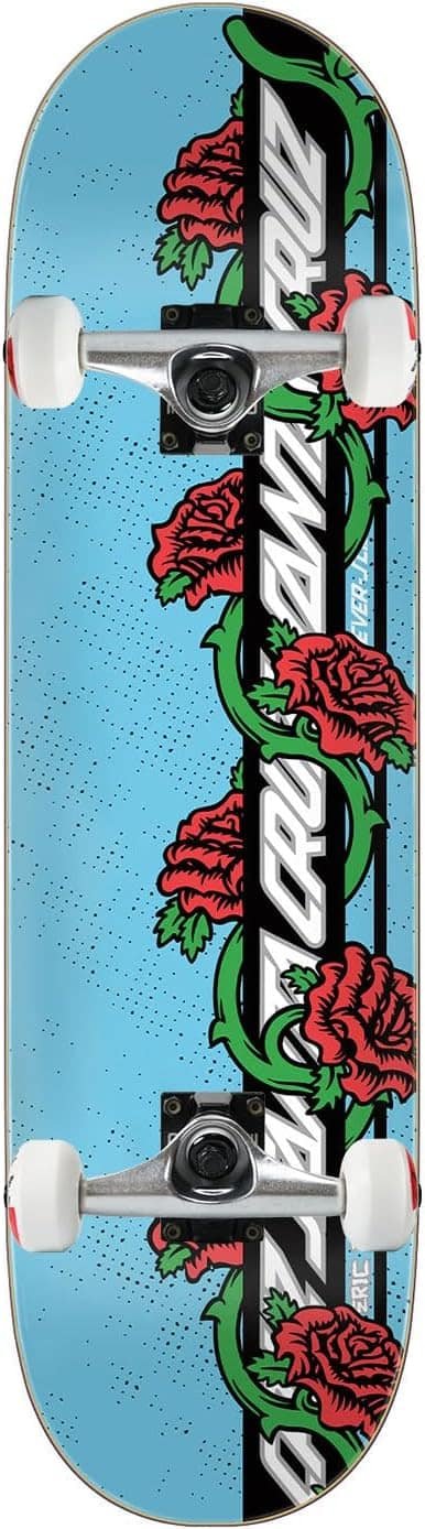 Santa Cruz Skateboard Assembly Dressen Rose Vine Everslick 8.50 x 31.6 Complete