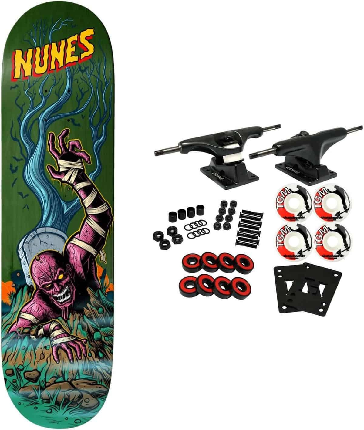 Birdhouse Skateboard Complete Nunes Graveyard 8.25x 31.5 Assorted Colors